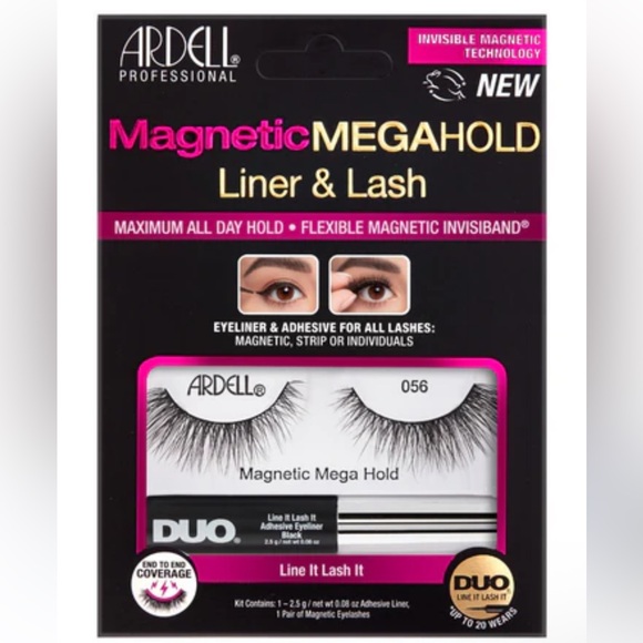 🎈Ardell Magnetic MegaHold Liner & Lash Duo 056, NIP - Picture 1 of 5